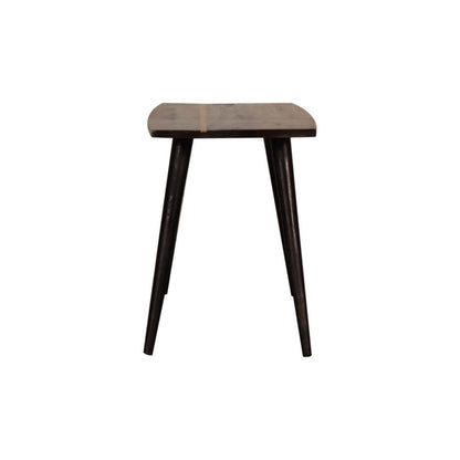 Ash Black Brass Inlay Coffee Table Living with Luxury