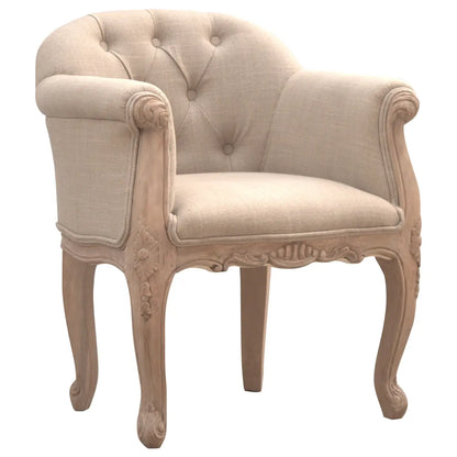 French Style Deep Button Chair - Living with Luxury