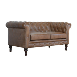 Buffalo Leather Chesterfield - Living with Luxury