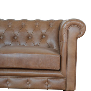 Buffalo Leather Chesterfield - Living with Luxury