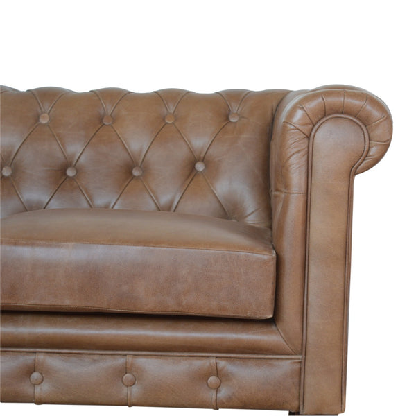 Buffalo Leather Chesterfield - Living with Luxury