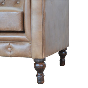Buffalo Leather Chesterfield - Living with Luxury