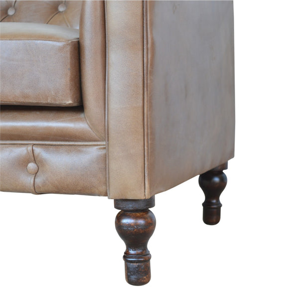 Buffalo Leather Chesterfield - Living with Luxury