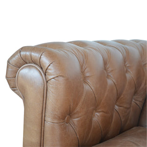 Buffalo Leather Chesterfield - Living with Luxury