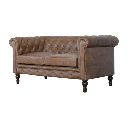 Buffalo Leather Chesterfield - Living with Luxury