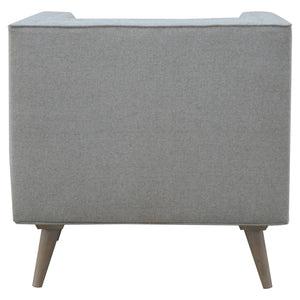 Grey Tweed Armchair