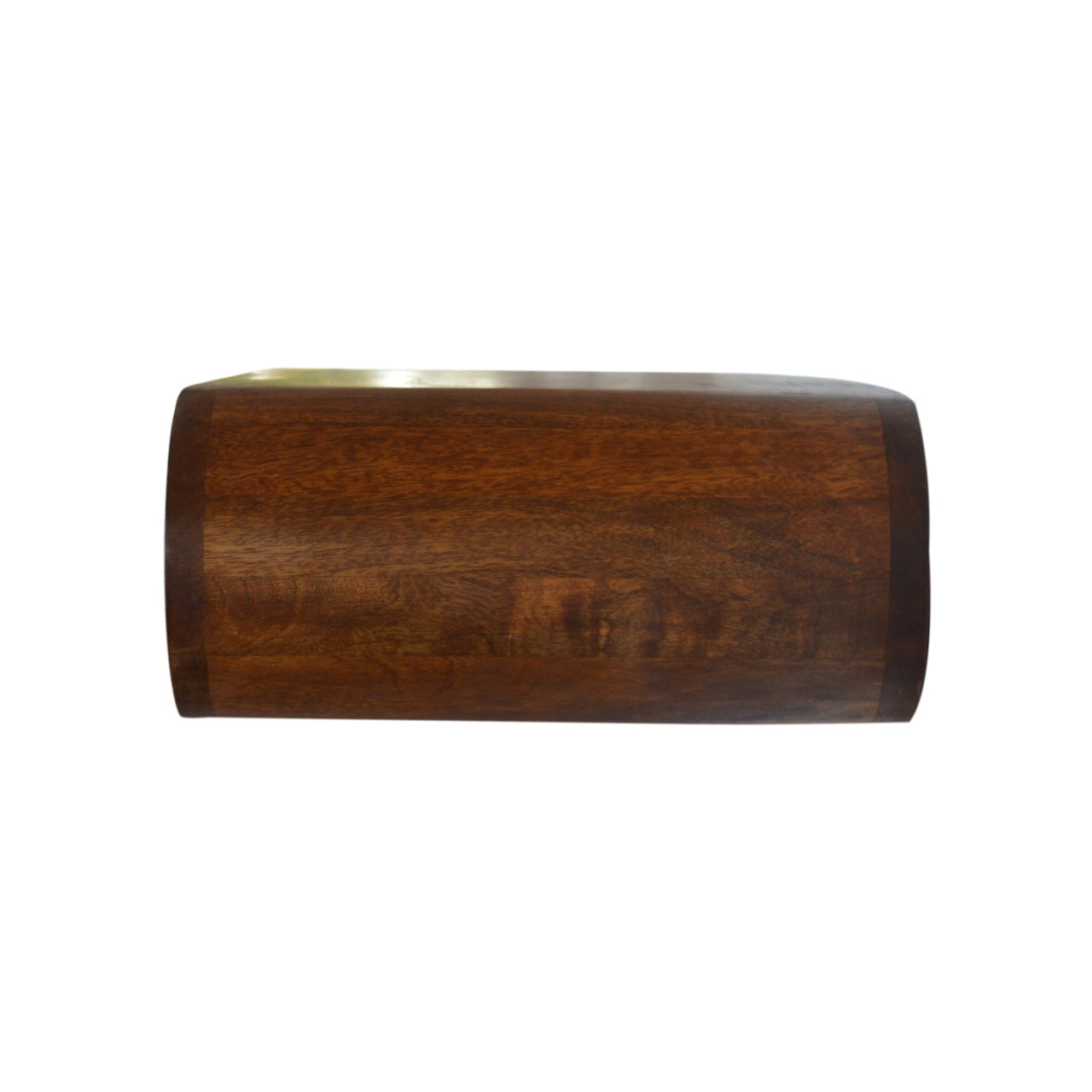 Wall Mounted Round Chestnut Bedside - Living with Luxury