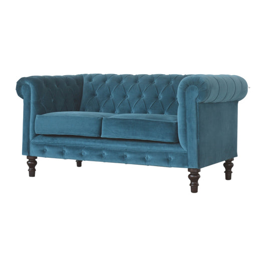 Teal Chesterfield Sofa - Living with Luxury