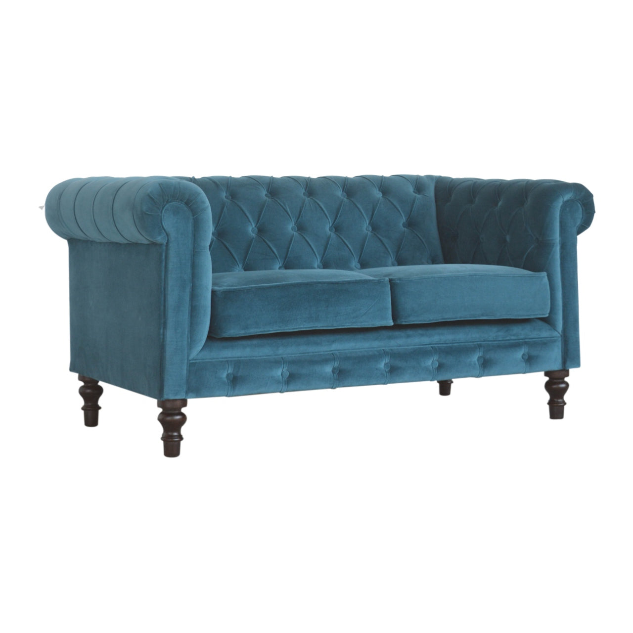 Teal Chesterfield Sofa - Living with Luxury