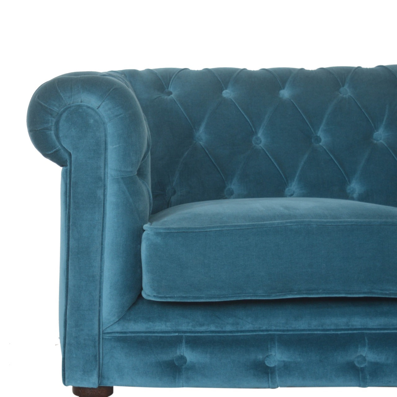 Teal Chesterfield Sofa - Living with Luxury