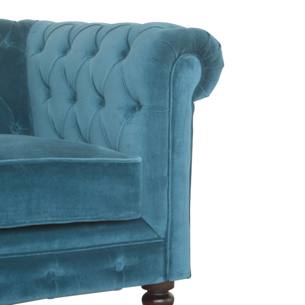 Teal Chesterfield Sofa - Living with Luxury