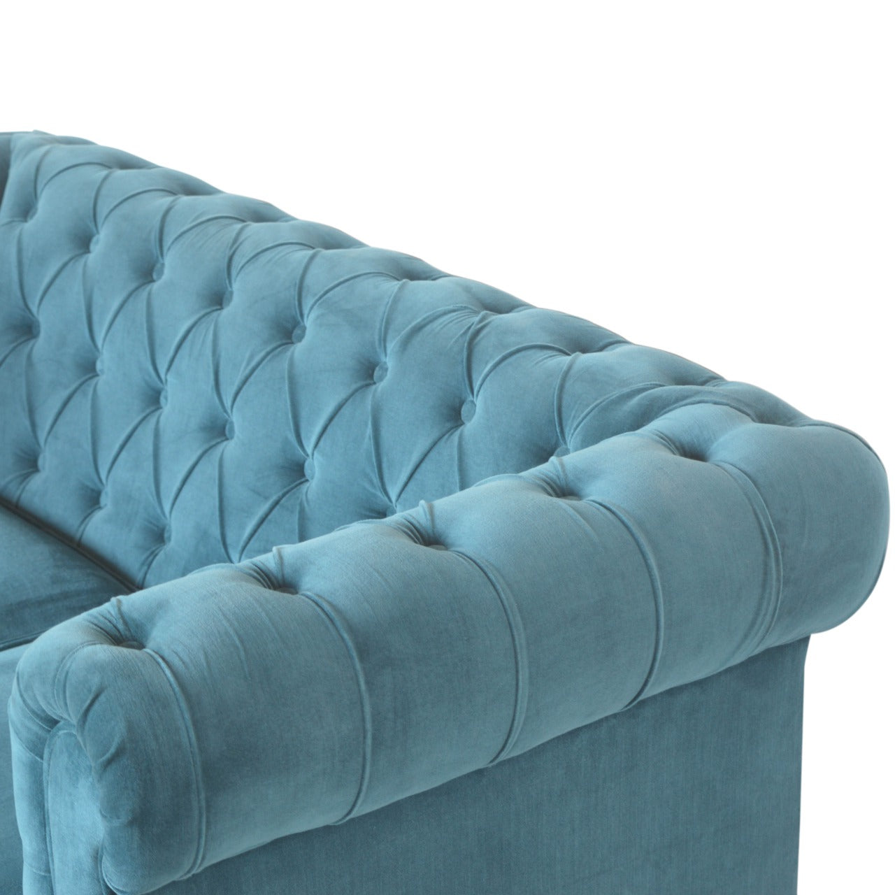 Teal Chesterfield Sofa - Living with Luxury