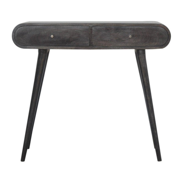 Ash Black Curve Console Table — premium furniture at Living with Luxury