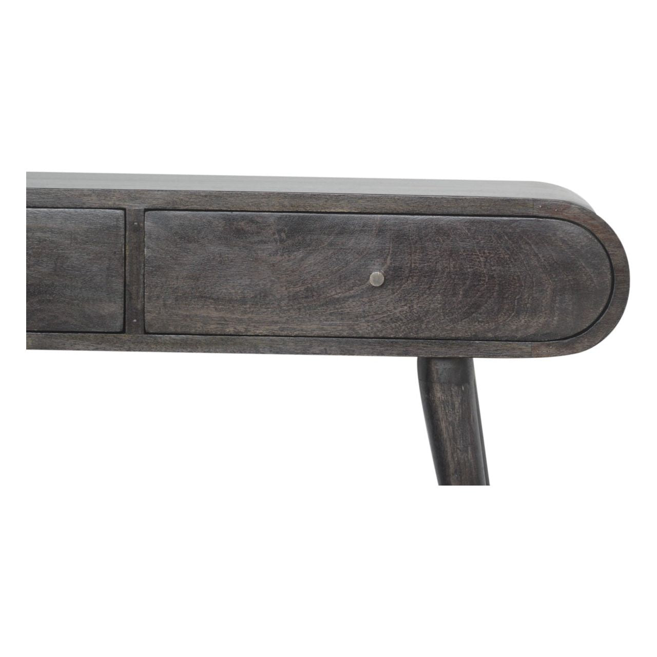 Ash Black Curve Console Table Living with Luxury