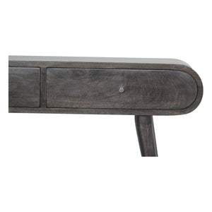 Ash Black Curve Console Table