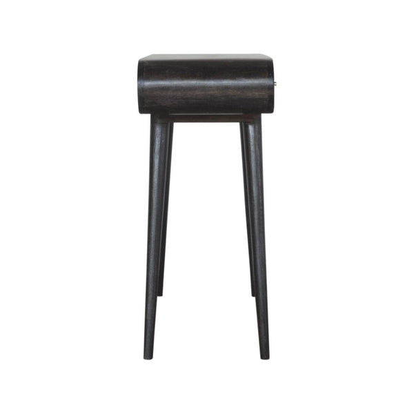 Ash Black Curve Console Table
