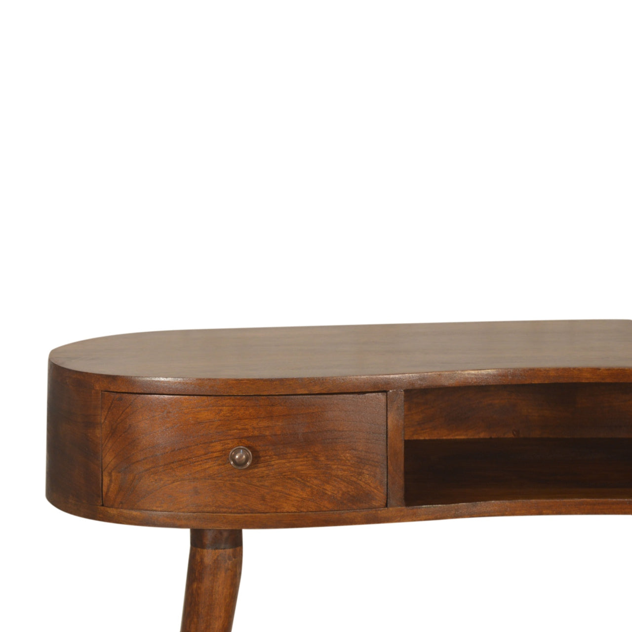 Chestnut Wave Writing Desk - Living with Luxury