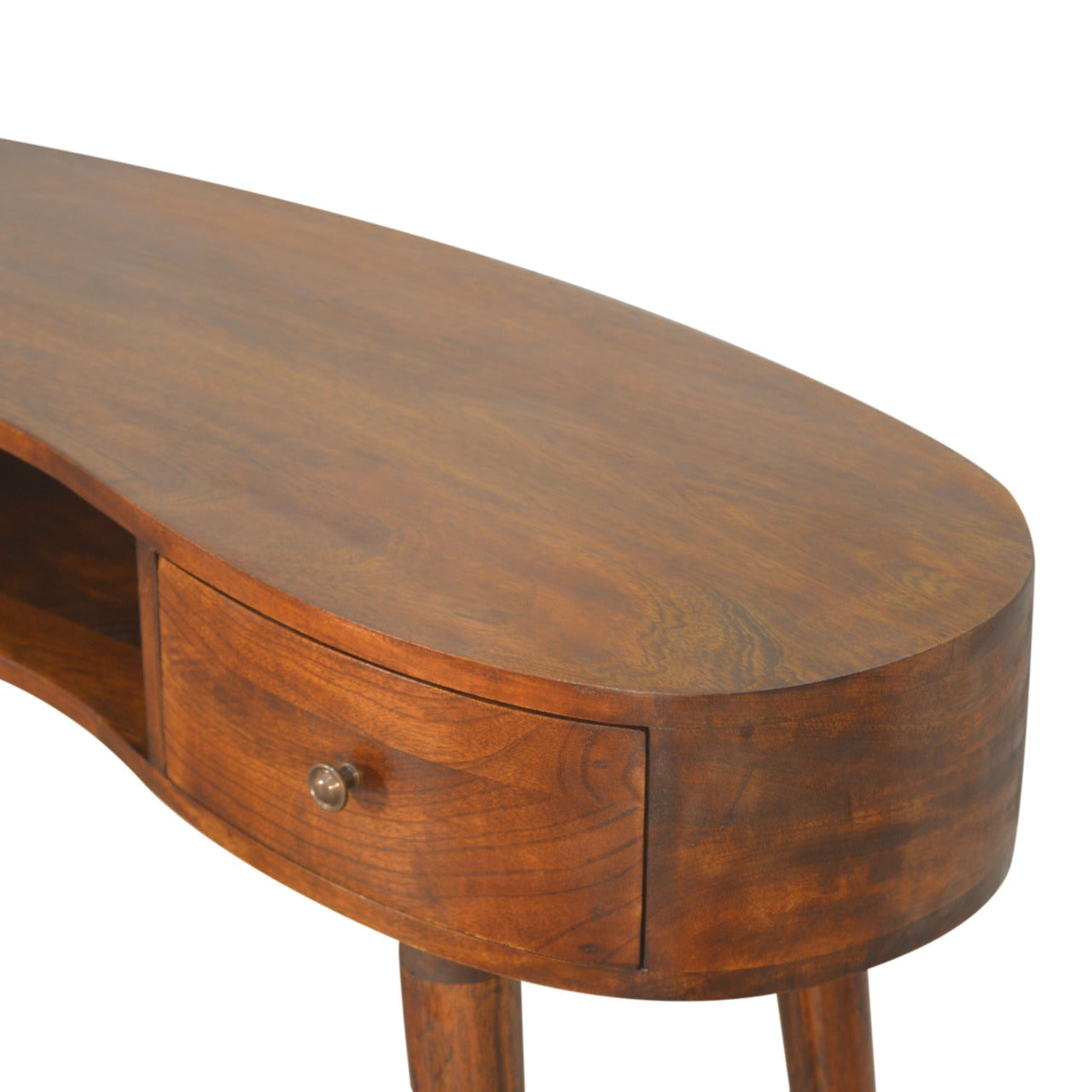 Chestnut Wave Writing Desk - Living with Luxury