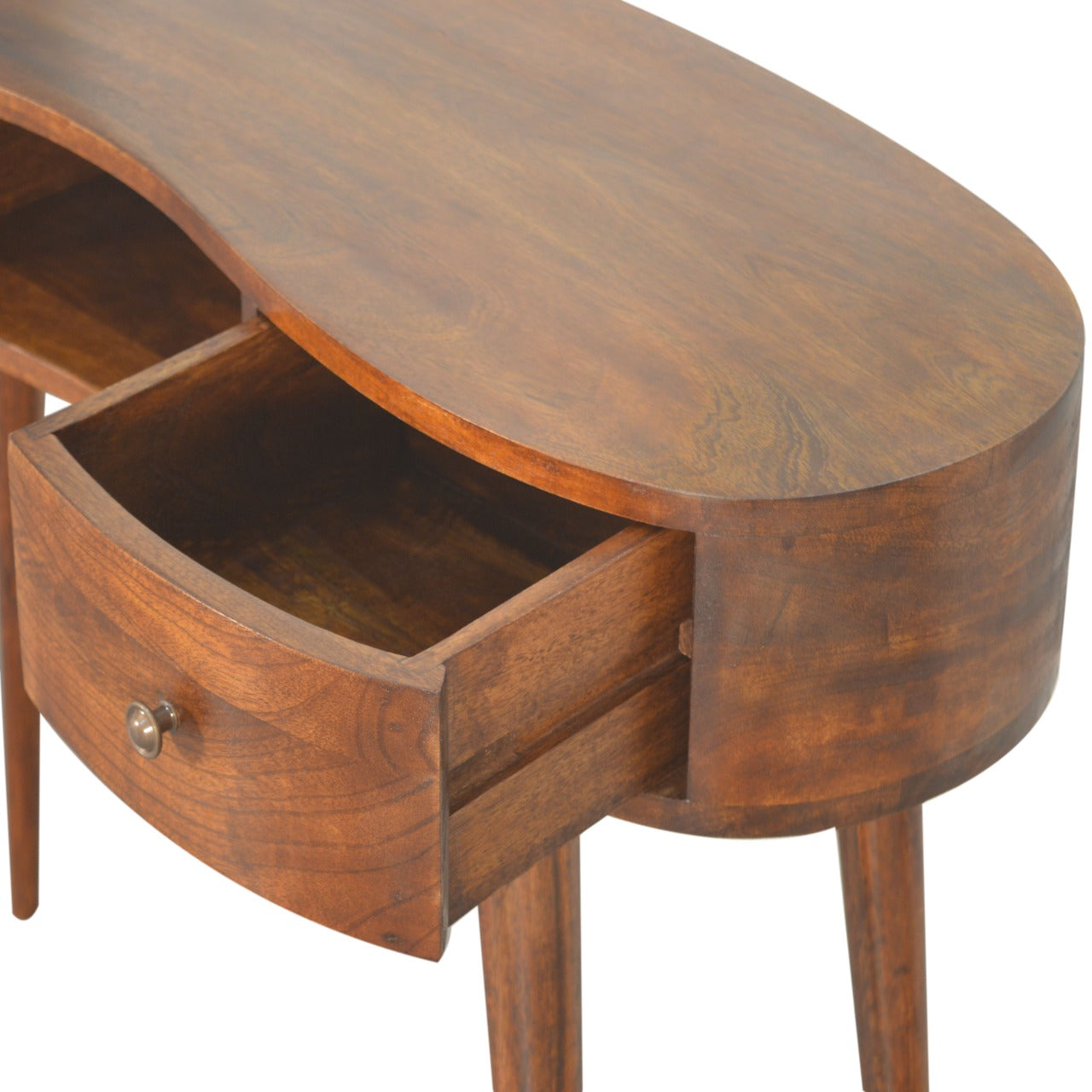 Chestnut Wave Writing Desk - Living with Luxury