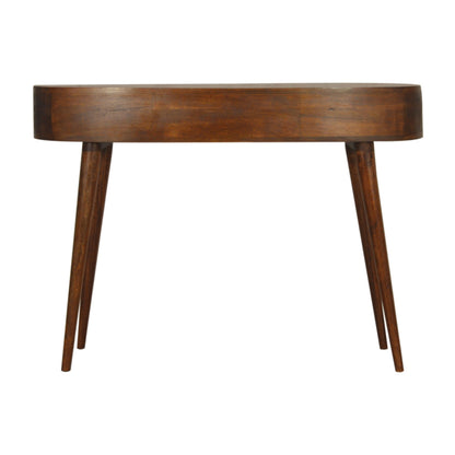 Chestnut Wave Writing Desk - Living with Luxury
