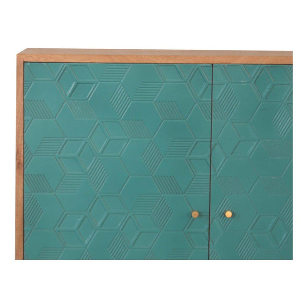 Acadia Teal Cabinet
