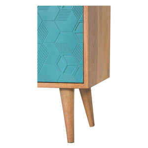 Acadia Teal Cabinet