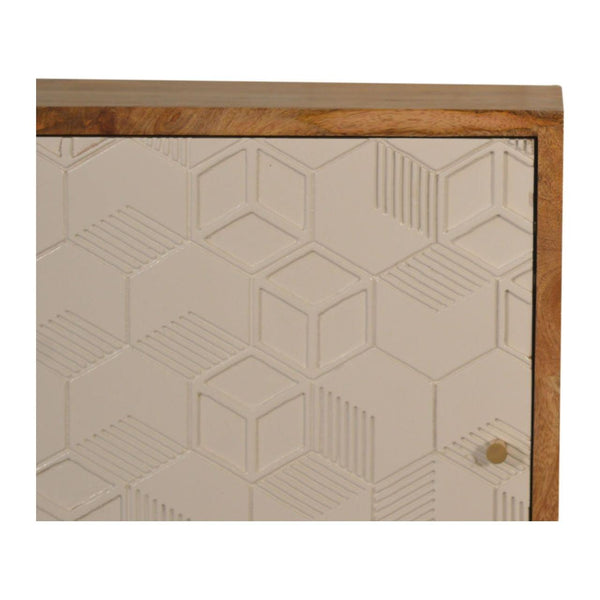 Acadia White Door Bedside