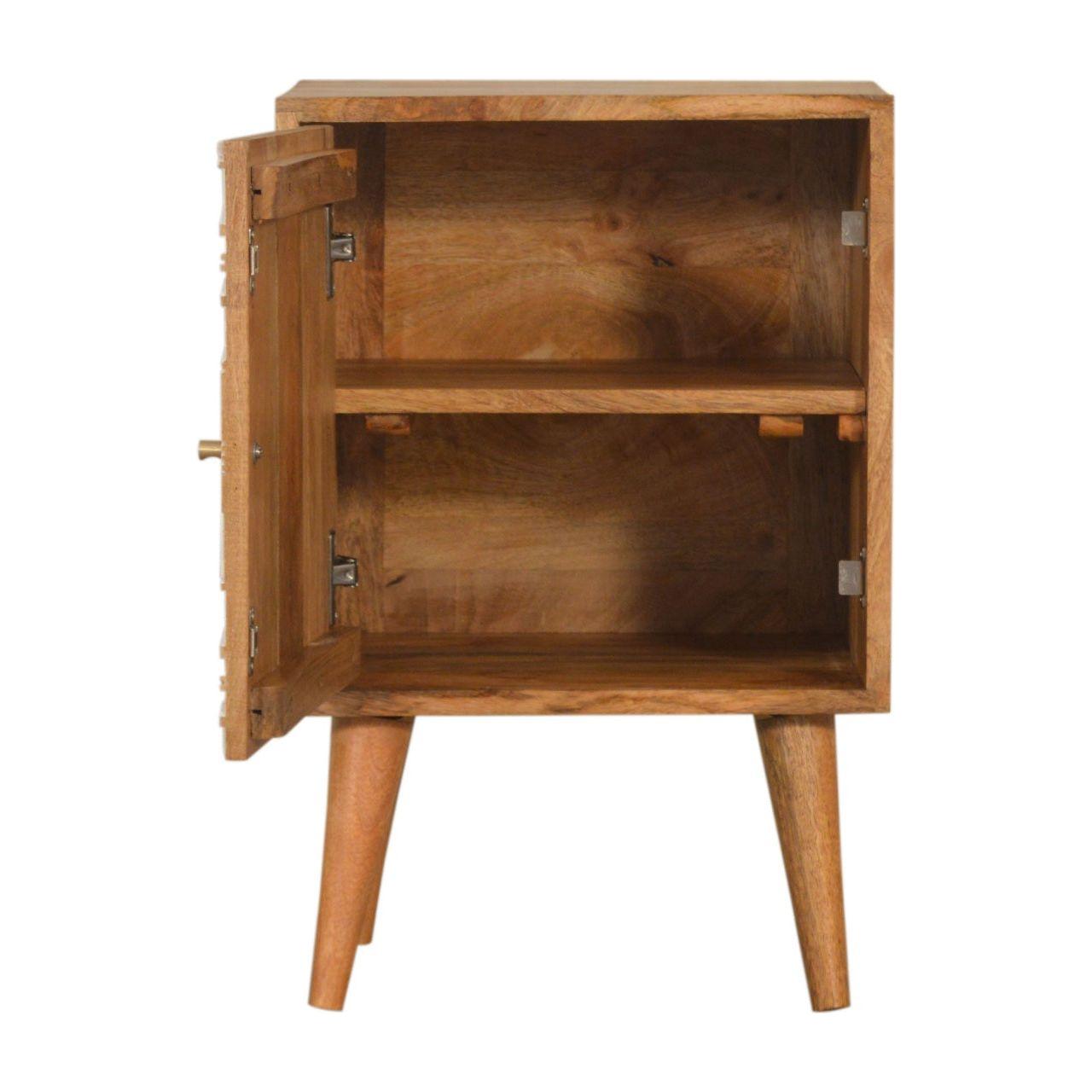 Acadia White Door Bedside Living with Luxury