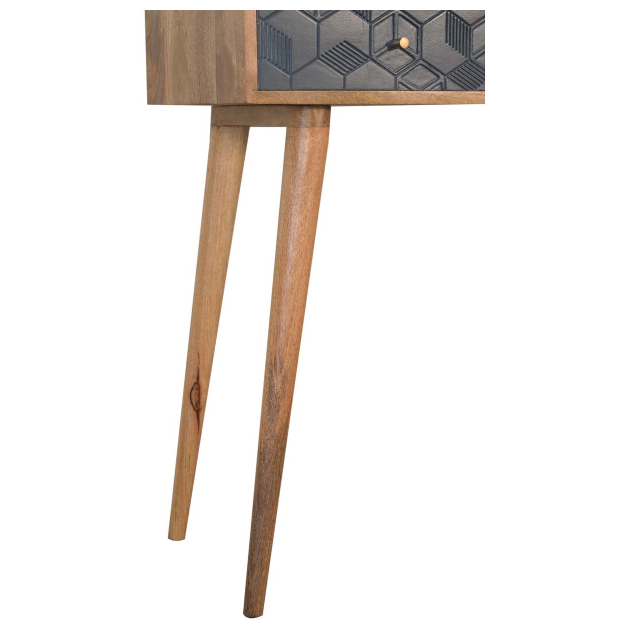 Acadia Black Console Table Living with Luxury