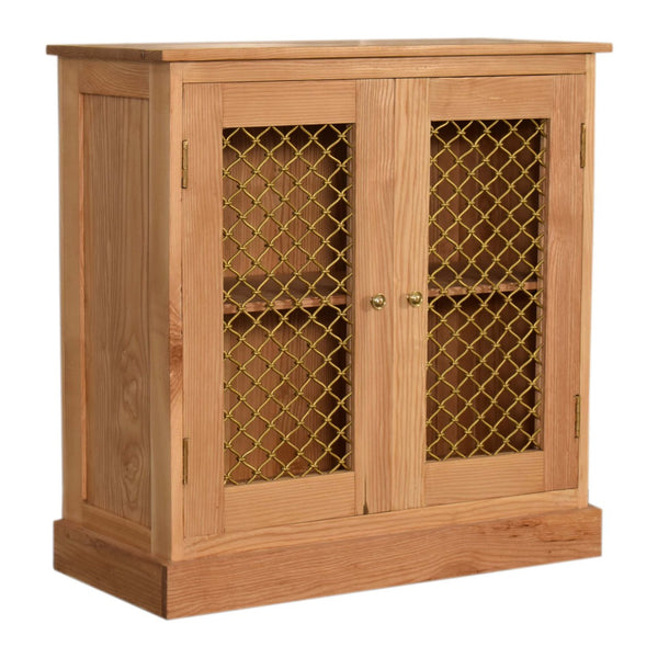 Caged Oak-ish Cabinet - Living with Luxury