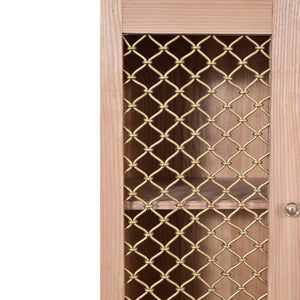 Caged Oak-ish Cabinet - Living with Luxury