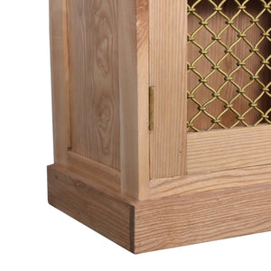 Caged Oak-ish Cabinet - Living with Luxury