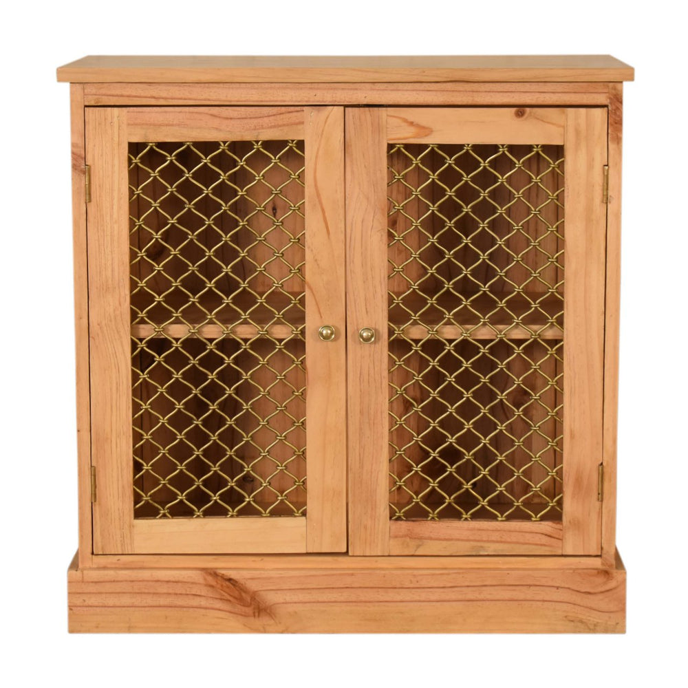 Caged Pine Cabinet - Living with Luxury