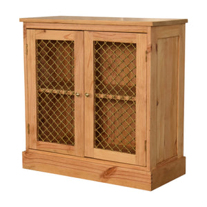 Caged Pine Cabinet - Living with Luxury