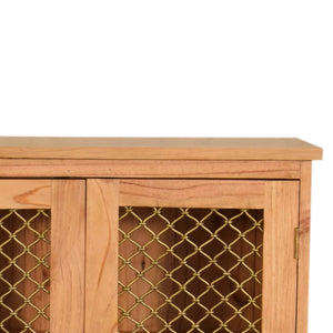 Caged Pine Cabinet - Living with Luxury