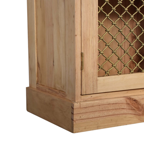 Caged Pine Cabinet - Living with Luxury
