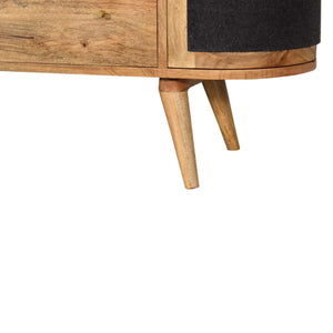 Close-knit Sofia Black Cabinet - Living with Luxury