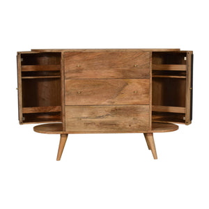 Close-knit Sofia Black Cabinet - Living with Luxury