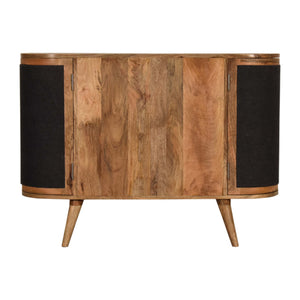 Close-knit Sofia Black Cabinet - Living with Luxury