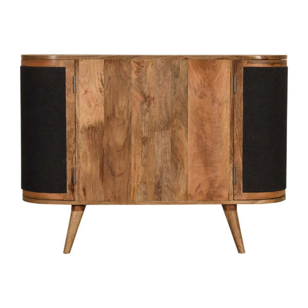 Close-knit Sofia Black Cabinet - Living with Luxury
