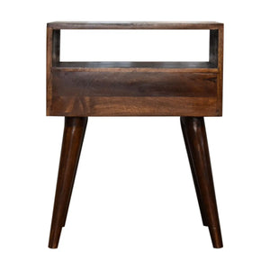 Modern Chestnut Solid Wood Bedside