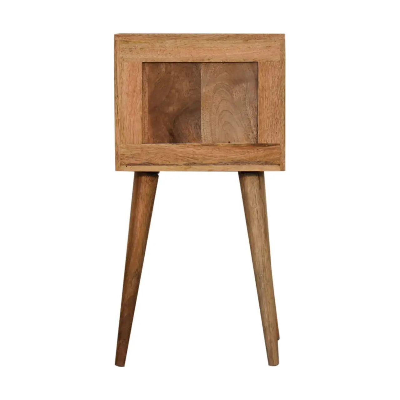 Mini Bone Inlay 2 Drawer Bedside - Living with Luxury