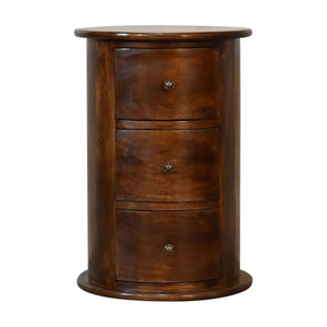 3 Drawer Chestnut Drum