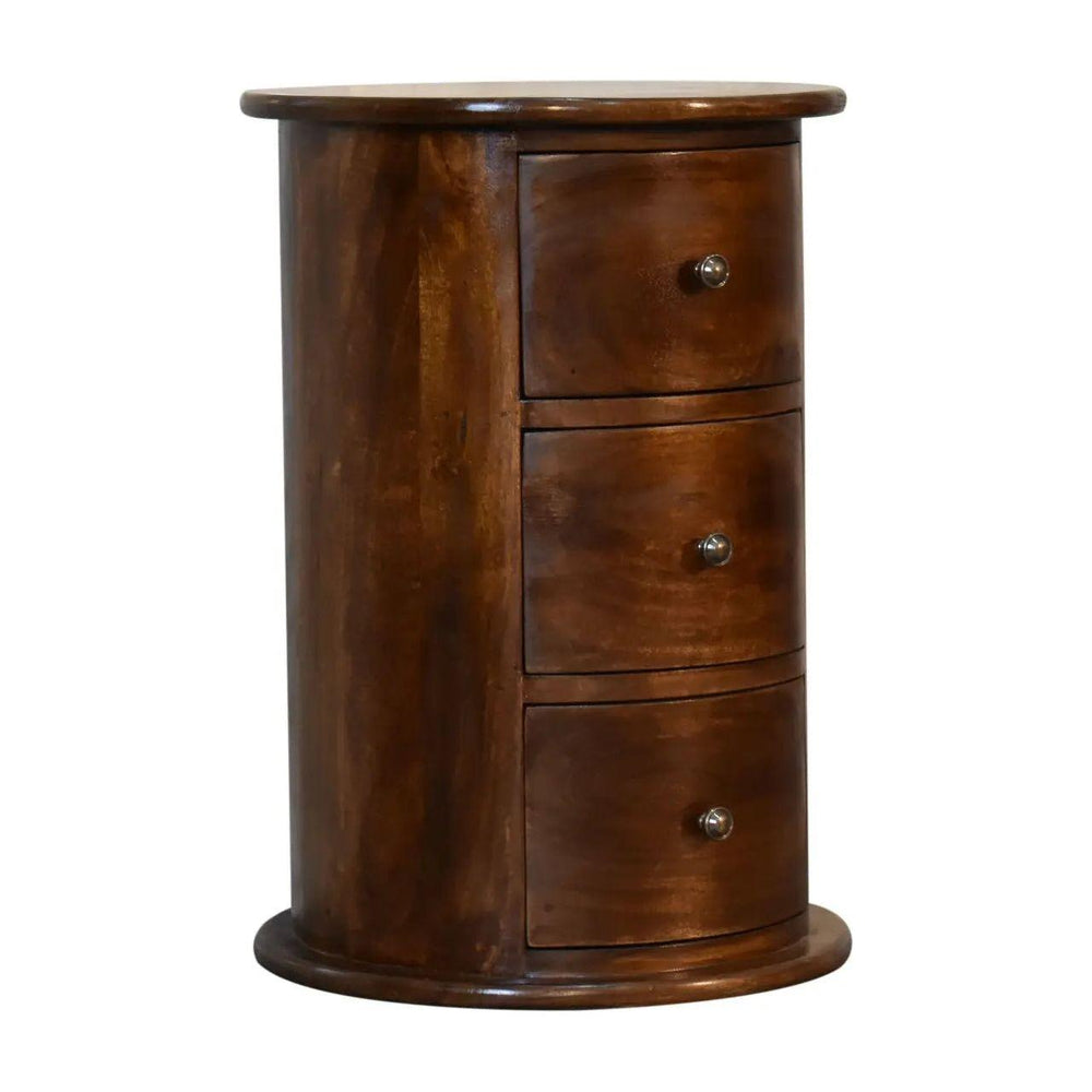 3 Drawer Chestnut Drum