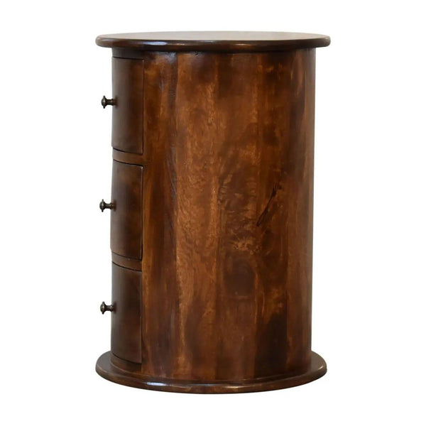 3 Drawer Chestnut Drum