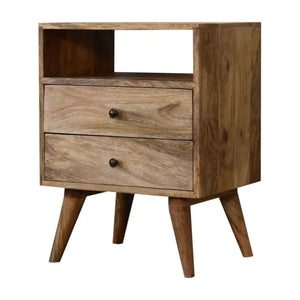 Classic Oak-ish Bedside – Durable & Elegant Wooden Bedside Table