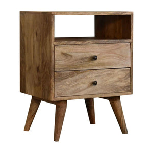 Classic Oak-ish Bedside – Durable & Elegant Wooden Bedside Table