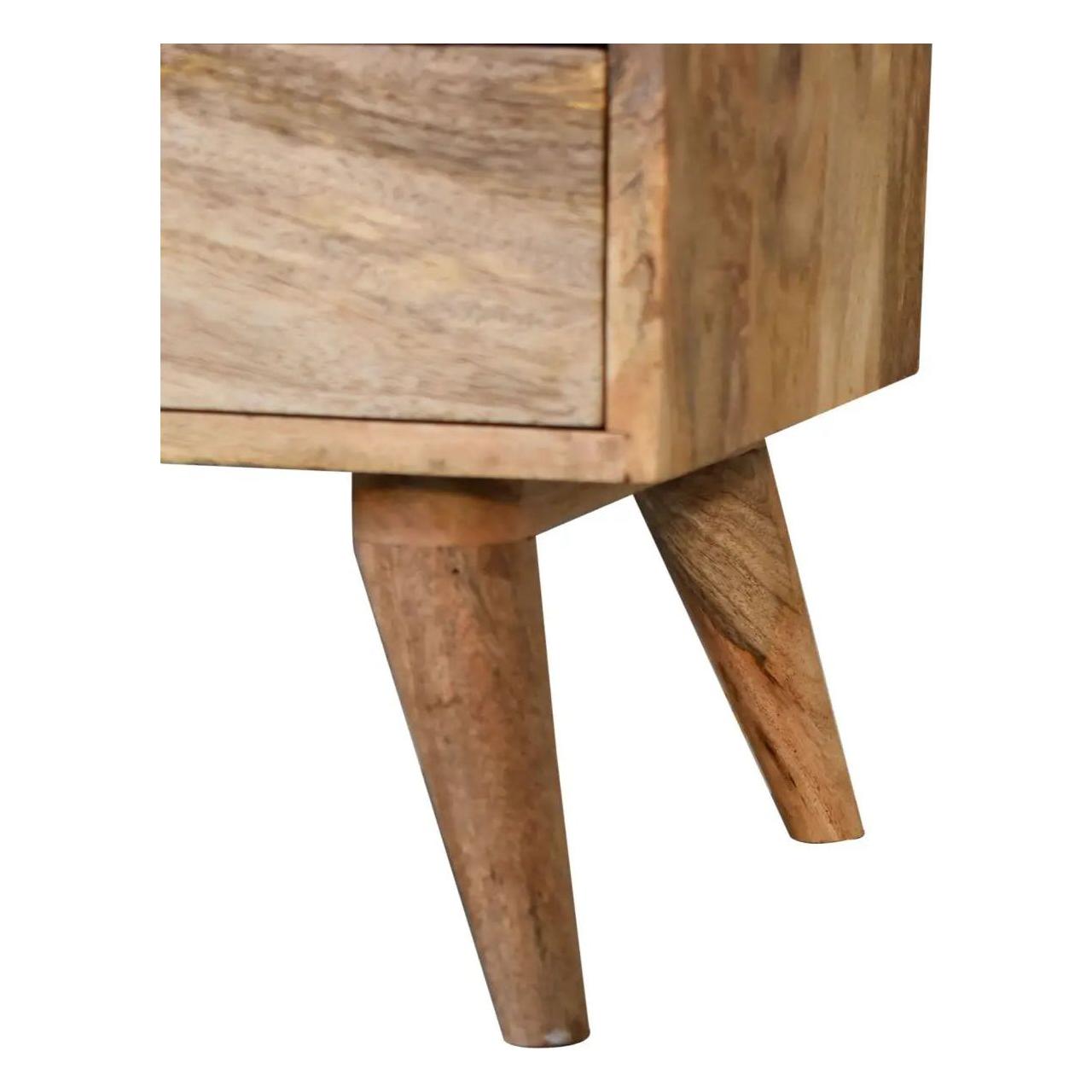 Classic Oak-ish Bedside - Living with Luxury