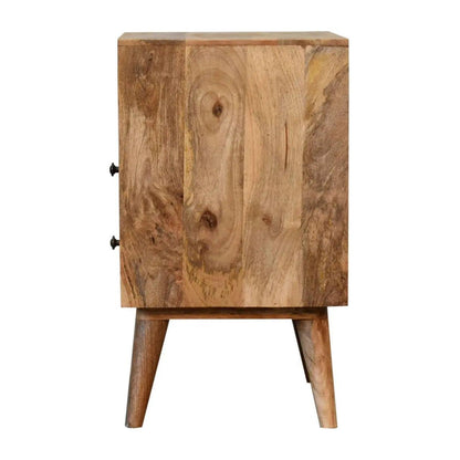 Classic Oak-ish Bedside - Living with Luxury