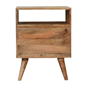 Classic Oak-ish Bedside – Durable & Elegant Wooden Bedside Table